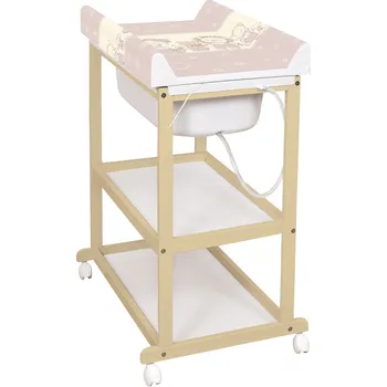 přebalovací pult a komoda Ceba Baby Laura Kachničky hnědá