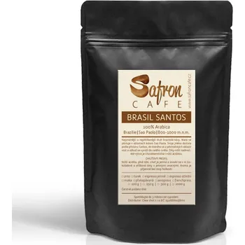 Káva SafronCafé Brasil Santos čerstvě pražená