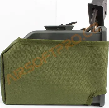 AS-Tex Návlek na zásobník M249 - zelený