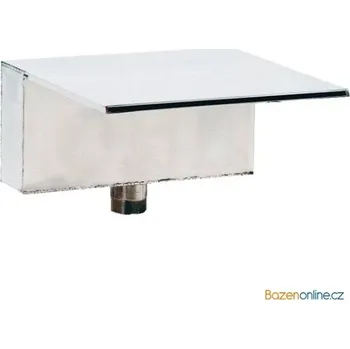 Chrlič do zdi 400 mm, nerez 316, lesk