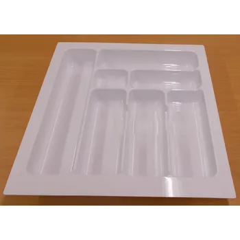 Příborník do zásuvky příborník 50 rovný , bílý, rozměr 435x490mm,balení=1kus