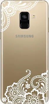 Pouzdro na mobilní telefon iSaprio White Lace 02 pro Samsung Galaxy A8 2018