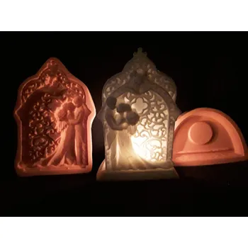 Silikonová formička svatební dekorace 5158