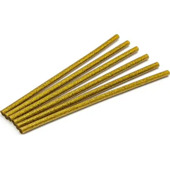 Tavná pistole Náplň do tavné pistole zlatá glitrová (třpytivá) 7,5mm 1kg