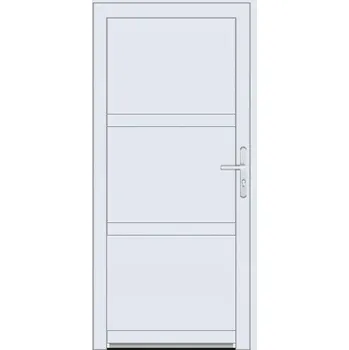 Vchodové dveře Aluplast Plastové vchodové dvere Alvar