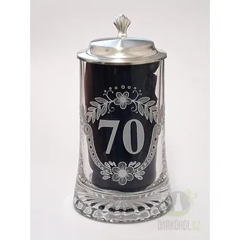 Sklenice Korbel 0,4l výročí-70