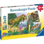 Ravensburger Pravěcí vládci 3 x 49 dílků