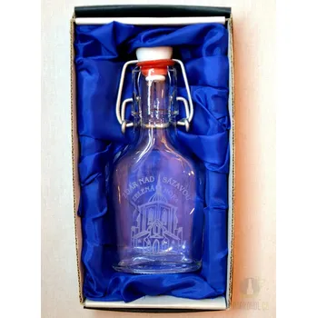 Lahev pískovaná Butylka Zelená hora 0,1l