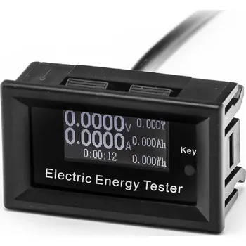 Multifunkční panelový tester, 1-100V DC, 0-15A