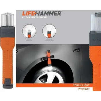 Svítilna Life Hammer Bezpečnostní moderní LED svítilna do auta LifeHammer SAFETY TORCH OPTI-ON
