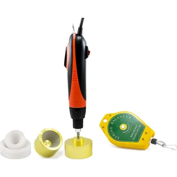 Elektrický zavírač (utahovák) šroubovacích víček a uzávěrů 2,5Nm 36W + Adaptéry 5-50mm