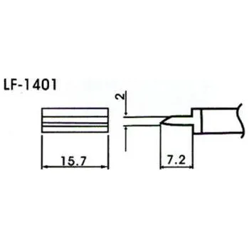 Páječka Hrot pro bezolovnaté pájky 12-1401