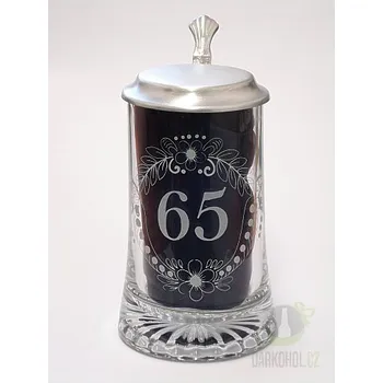 Sklenice Korbel 0,4l výročí-65