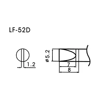 Páječka Hrot pro bezolovnaté pájky LF-52D