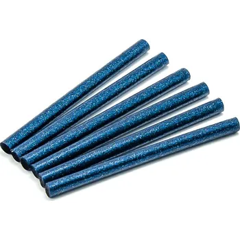 Tavná pistole Tyčinka do tavné pistole modrá trpytivá (glitr) 7,5mm 1kg