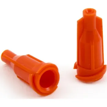 Injekční stříkačka Uzávěr kartuší a stříkaček Luer Lock a Luer slip oranžový