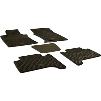 autokoberec Gumové koberce Toyota Land Cruiser 150 (2009 - 2023) s fixací, 5 ks | GUZU