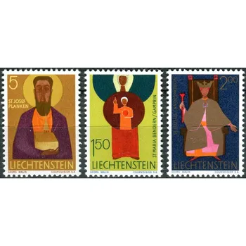 Poštovní známka (1968) MiNr. 500 - 502 ** - Lichtenštejnsko - Patron církve
