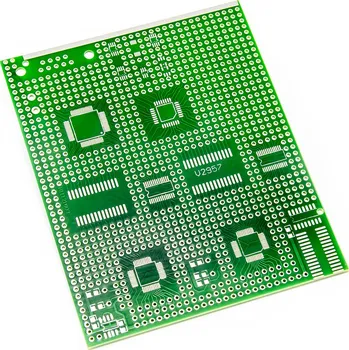 Vývojová deska Prototypovací univerzální PCB pro SMD DIP SOT LQFP SOP součástky 9x11cm