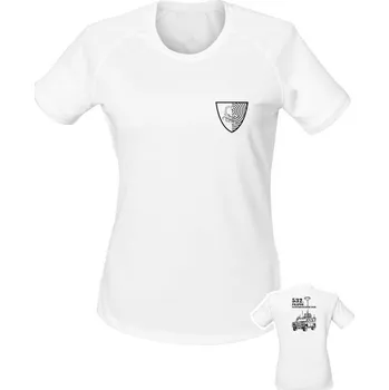 Dámské tričko Dámské funkční tričko 532. prapor elektronického boje - IVECO - bílá