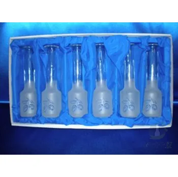 Pískovaná sada panáků - Švestka (zkumavka)