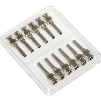 Nástroj na niť a příze Přesné nerezové dávkovací jehly 10G 12ks