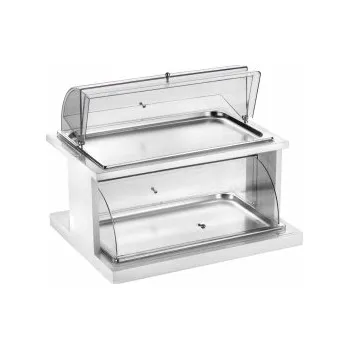 Poklice Podnos s poklopem dvojitý bílý