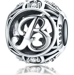 Elenys stříbrný přívěsek korálek písmeno B