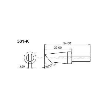 Páječka Hrot Bakon500-K