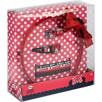 Dárková krabička CERDA Sada vlasových doplňků a čelenka Minnie Mouse