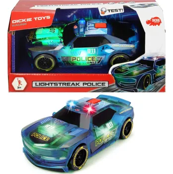 autíčko Dickie Policejní auto Lightstreak 20 cm