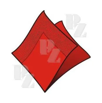 Papírový ubrousek Papírové ubrousky jednobarevné červené 86501 50ks, Wimex