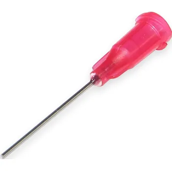 Injekční jehla Nerezové dávkovací jehly s vloženou teflonovou trubičkou 25,4mm 27G 1ks