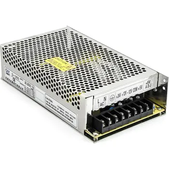 spínaný zdroj Čtyřkanálový zdroj Q-120D 5V 8A, +12V 2A, -12V 1A, 24V 2A, 120W