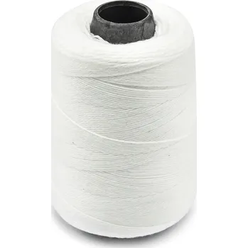 Nit Průmyslová bílá polyesterová (PES) šicí nit pro pytlovačky 700m