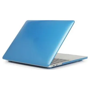 eStuff Hardshell - pevný plastový obal pro Apple MacBook Pro 15" 2016-2018 model A1707 A1990 modrá metalická