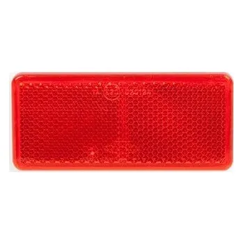 Samolepicí dekorace na vozidlo Odrazka červená, samolepící, 90 x 40 mm