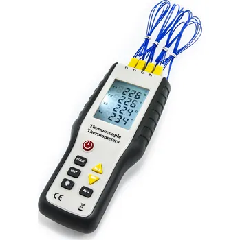 Domácí teploměr Čtyřkanálový profesionální teploměr Xintest HT-9815