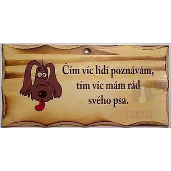 Žertovný předmět Žertovná tabulka nástěnná-Pes