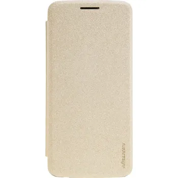 Pouzdro na mobilní telefon Nillkin Sparkle Folio pro Lenovo Moto G6 zlaté