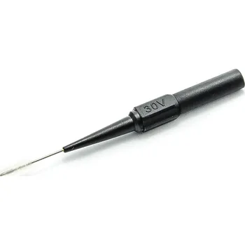 Měřící hrot násuvný jehla - banánek černý