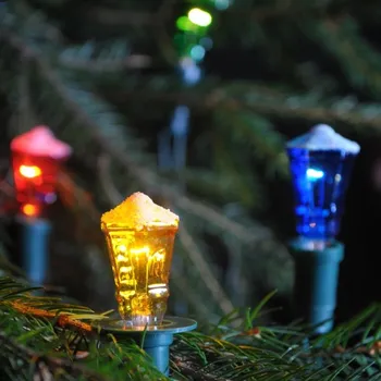 Vánoční dekorace Exihand TV-12 Souprava Lucerna 12 žárovek barevná 