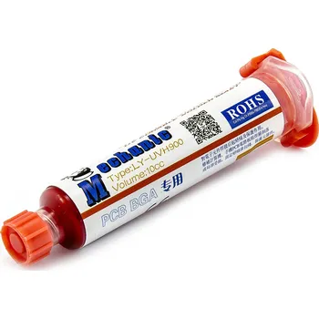 Karnevalová maska Nepájivá UV maska na dps červená