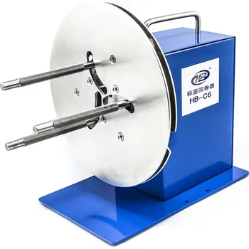 Rybářský naviják Převíječ a naviják pásek a samolepek HB-C6 s nastavitelným trnem 25-105mm