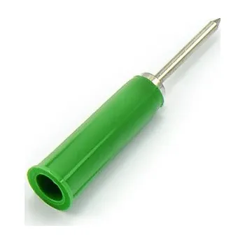 Měřící hrot násuvný na banánek zelený