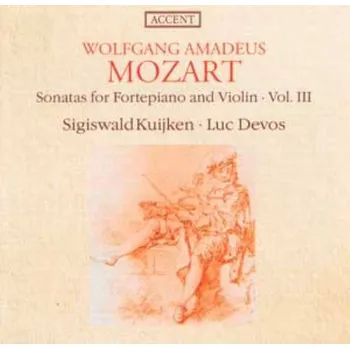 Zahraniční hudba MOZART,W.A.: Sonatas for fortepiano and violin, vol III (CD) (ACCENT)