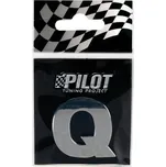 Pilot Chromované samolepící 3D písmeno (Q) - Lampa Italy 07877
