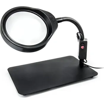 Lupa Servisní LED lampa s lupou PDOK PD-032C černá 8D 3x zoom