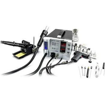 Horkovzdušná pistole Kombinovaná pájecí stanice 2702A+ s odsávačem cínu