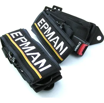 Návlek na bezpečnostní pás Epman Čtyřbodový bezpečnostní pás 3" (75 mm) - černé provedení -